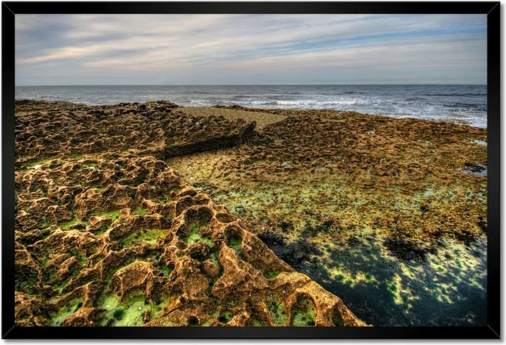 Poszterek keretben 60x40 Hegyi strand