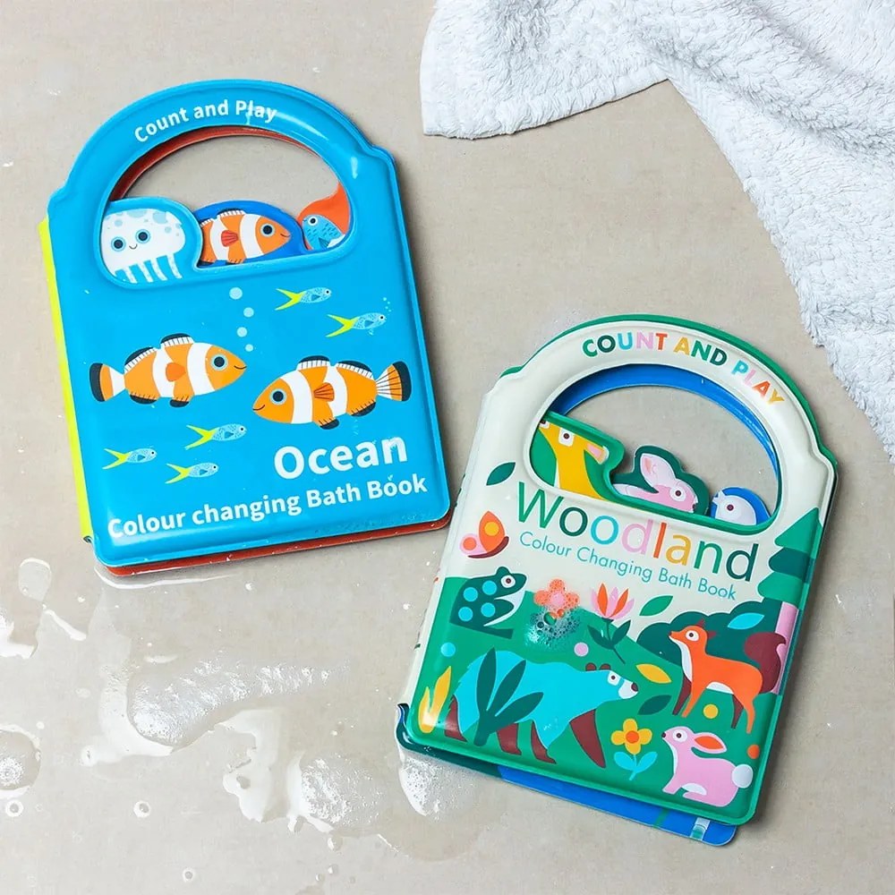 Interaktív játék Colour changing bath book Ocean – Rex London