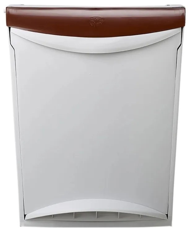 Denox Ekosystem Szelektív hulladékgyűjtő szemetes25 l, barna - biohulladék