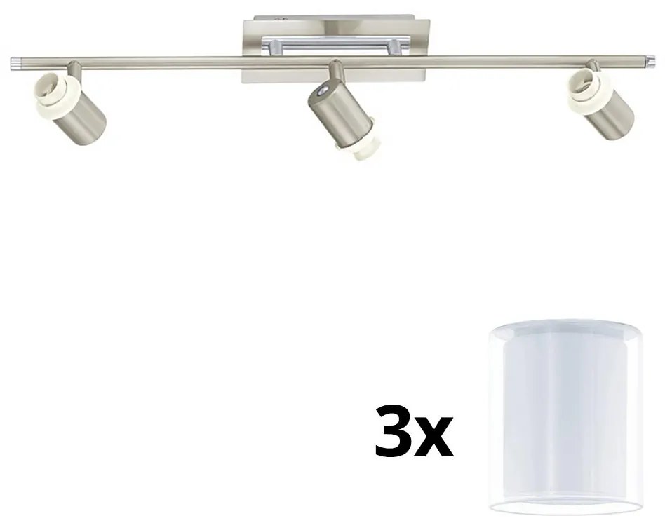 Eglo - LED spotlámpa MY CHOICE 3xE14/40W/230V króm/fehér