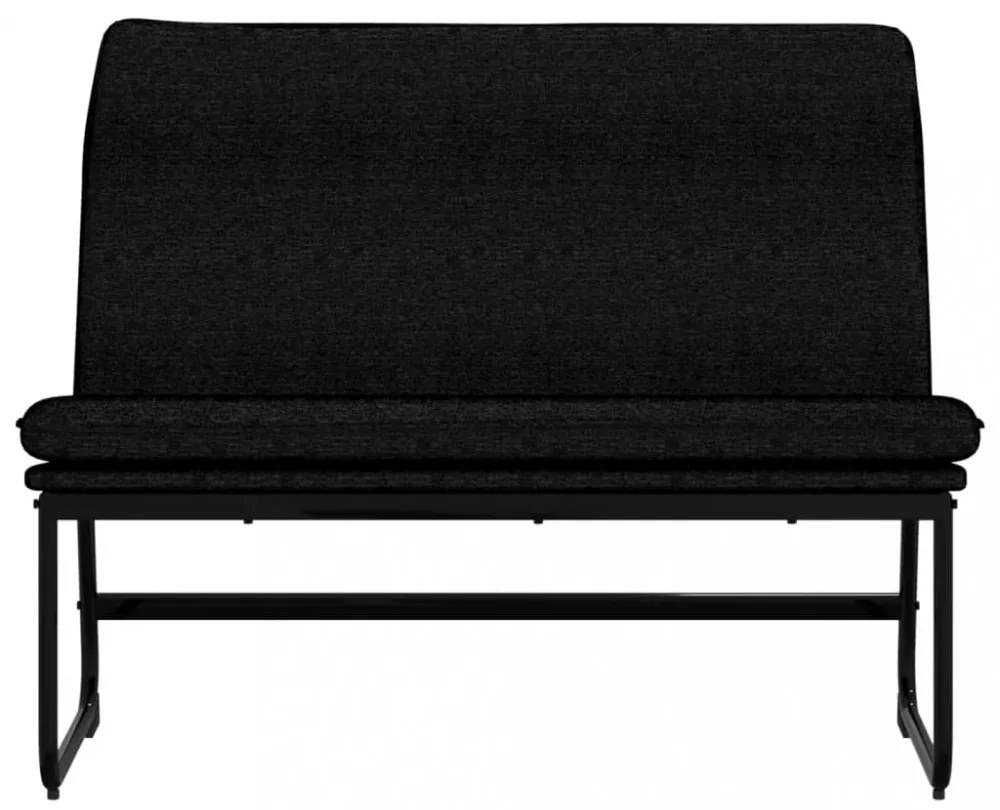 vidaXL fekete szövetpad 100 x 75 x 76 cm