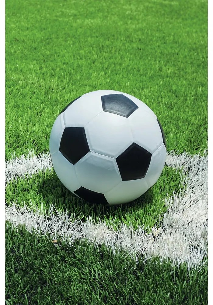 Zöld fleece gyerek takaró 100x150 cm Football – Jerry Fabrics