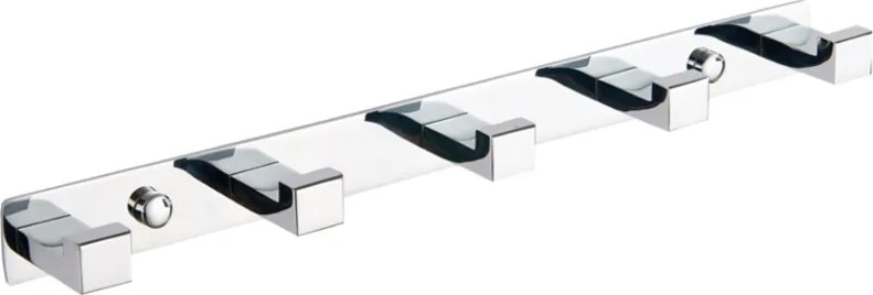 Mexen törölköző kampó öt akasztóval, króm - 709265-00