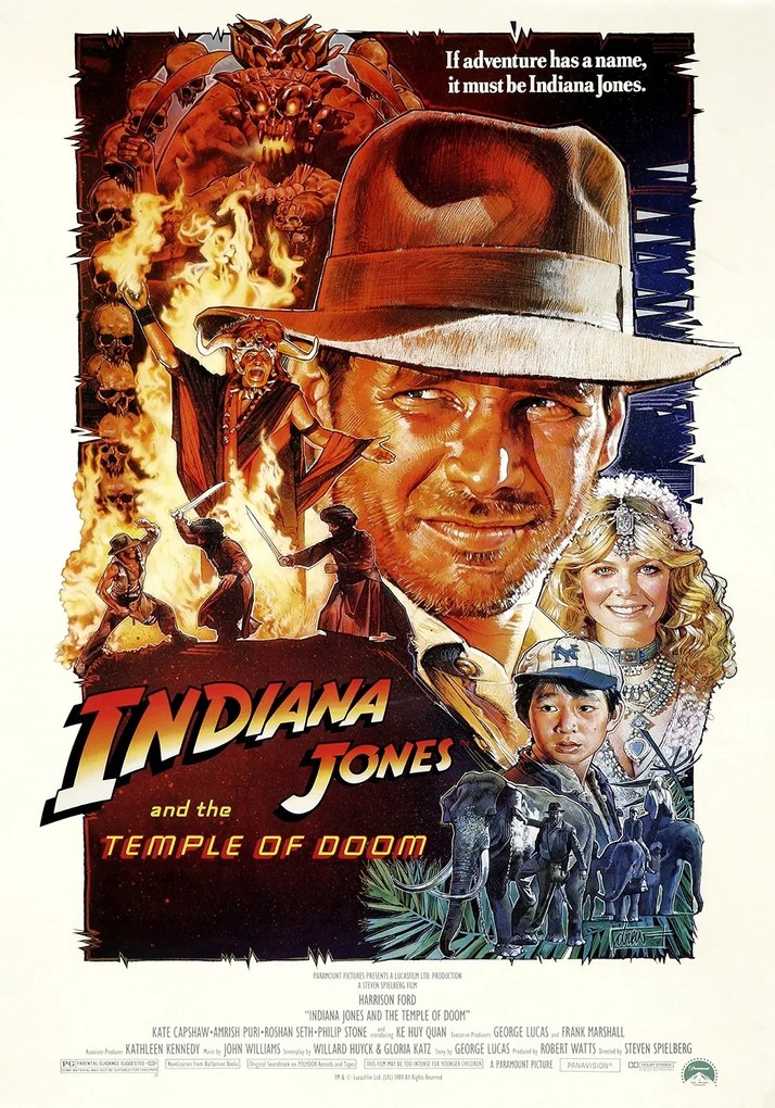 Indiana Jones poszter 2 (1984) 100x70 cm #209