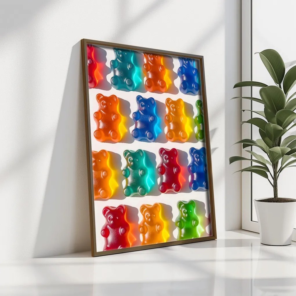 GE247-L keretezett MDF falikép, 35 x 47 cm