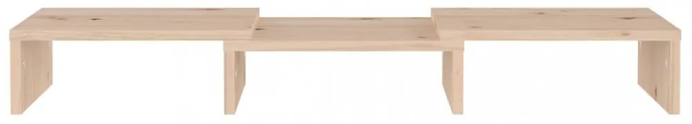tömör fenyőfa monitorállvány 60 x 24 x 10,5 cm