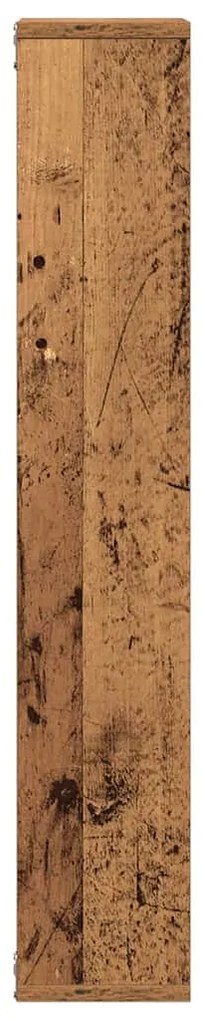tömör fa fali polc 36 x 16 x 90 cm