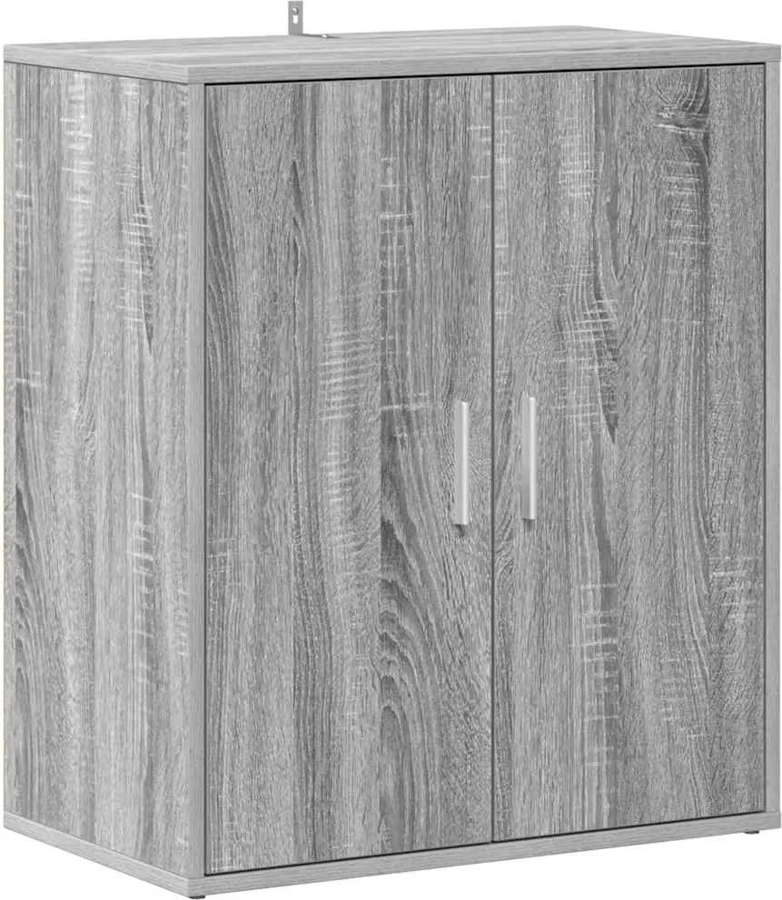 vidaXL szürke sonoma színű szerelt fa cipősszekrény 60 x 35 x 70 cm