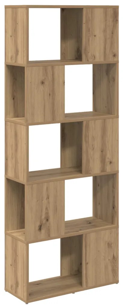 Könyvespolc Kézműves tölgy Forgácslap 60 x 24 x 155 cm
