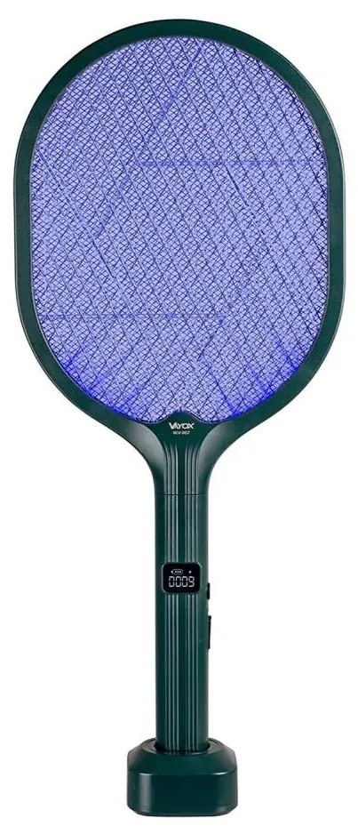 Vayox LED elektromos rovarcsapda 2 az 1-ben LCD-vel, 1200 mAh/5V, zöld IKV-957