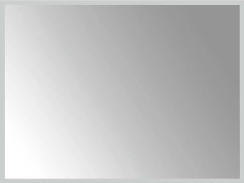 vidaXL LED-es fürdőszobatükör 80x60 cm