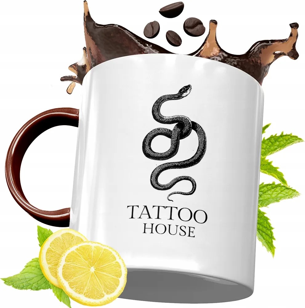 Bordó Bögre Tetováló Születésnapra Ajándék fényképes nyomtatással