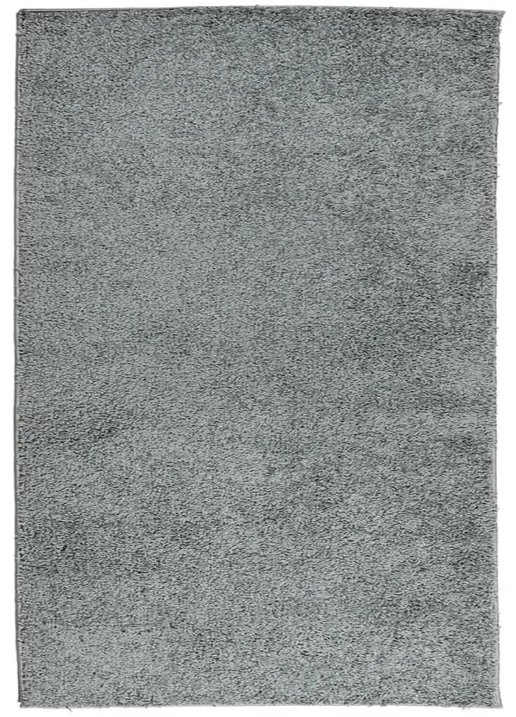 PAMPLONA zöld magas szálú bolyhos modern szőnyeg 120 x 170 cm