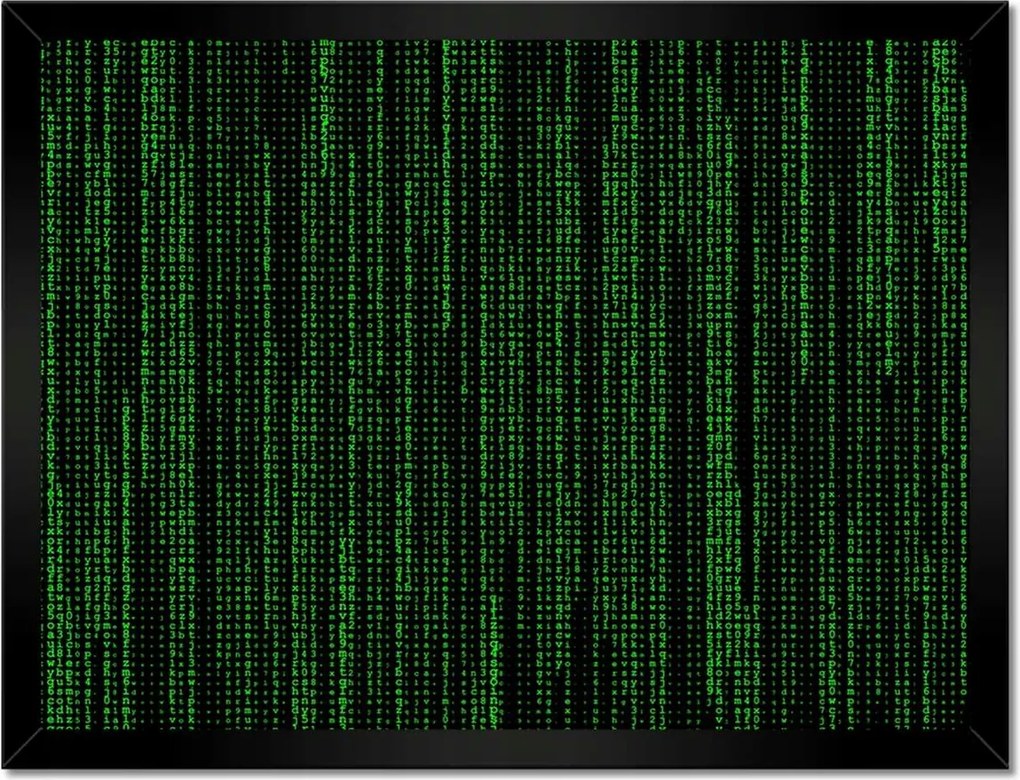 Poszterek keretben 40x30 Kód programozás Tábla