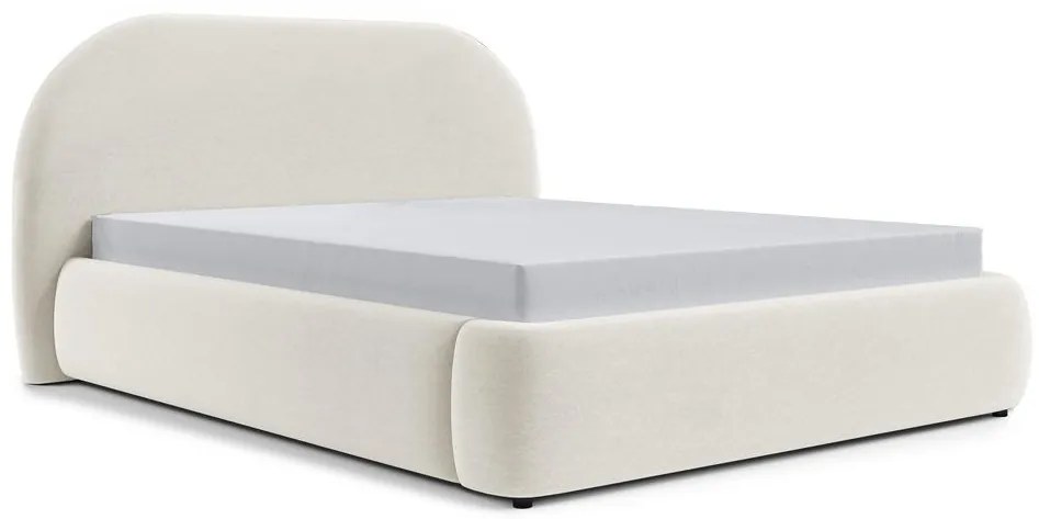 Franciaágy 140 cm Olivo P (ágyráccsal) (tárolóhellyel) (bézs + fekete) . Akció -15%. 1100413