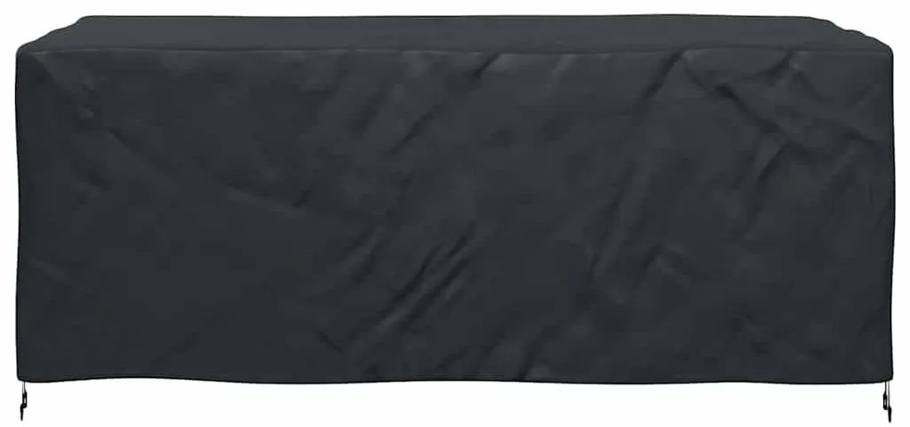 Kültéri bútorhuzat Fekete 240 x 110 x 70 cm 210D