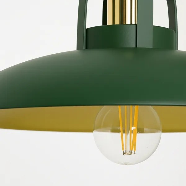 Brilagi - Csillár zsinóron FLAMENGO 1xE27/60W/230V zöld