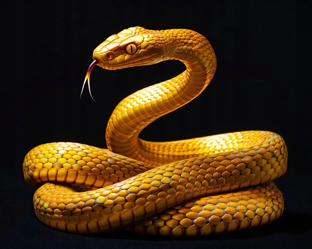 Poszter 50x40cm Aranykígyó