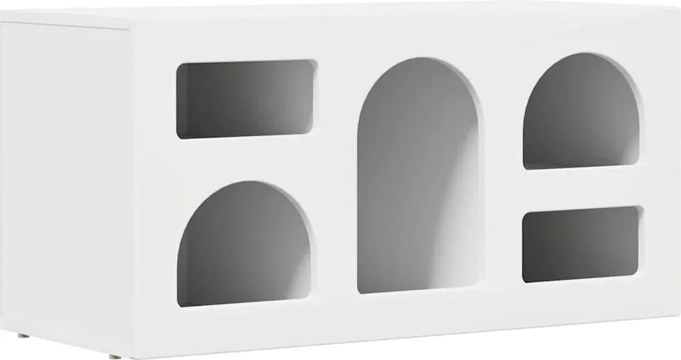 vidaXL TV szekrény Fehér 80 x 35 x 40 cm Faanyag