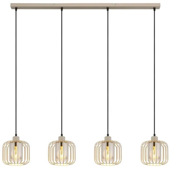 Globo 15758-4H - Kábeles csillár ALFRED 4xE27/40W/230V