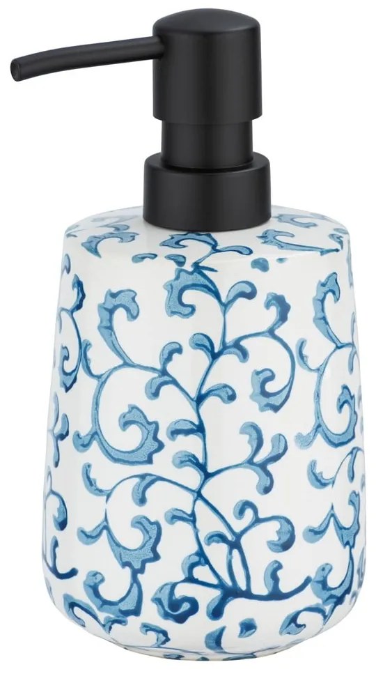 Mirabello kerámia szappanadagoló kék-fehér dekorral, 400 ml - Wenko