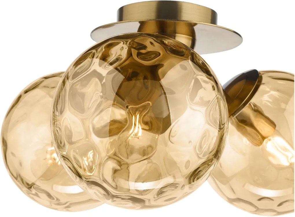 Dar Lighting modern mennyezeti lámpa ulrika antik bronz darulr5306