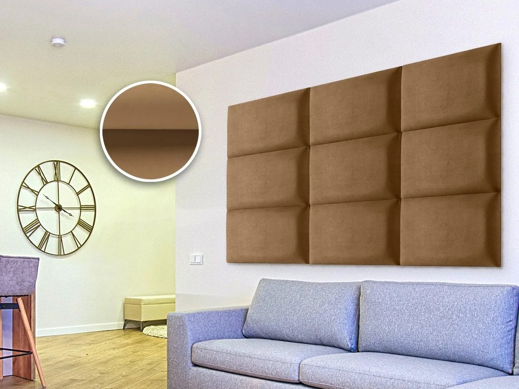 Kárpitozott panel Soundless 40x30 cm (barna). 1068514