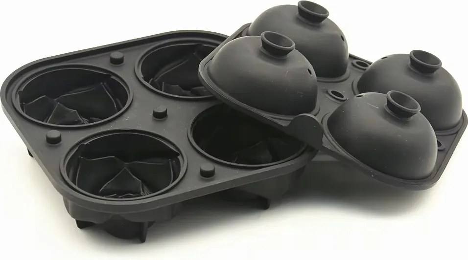 Szilikon 3D jégkocka forma fedővel -rózsa.