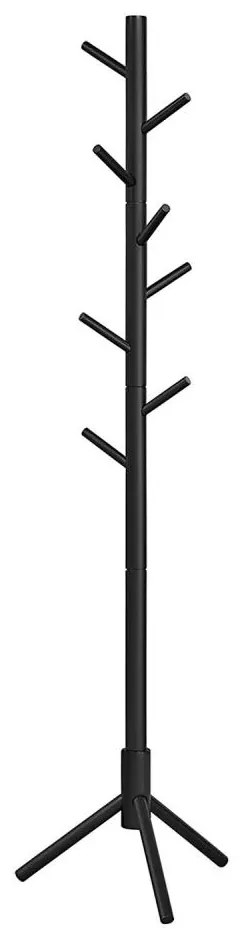 LINEA álló ruhafogas, fekete