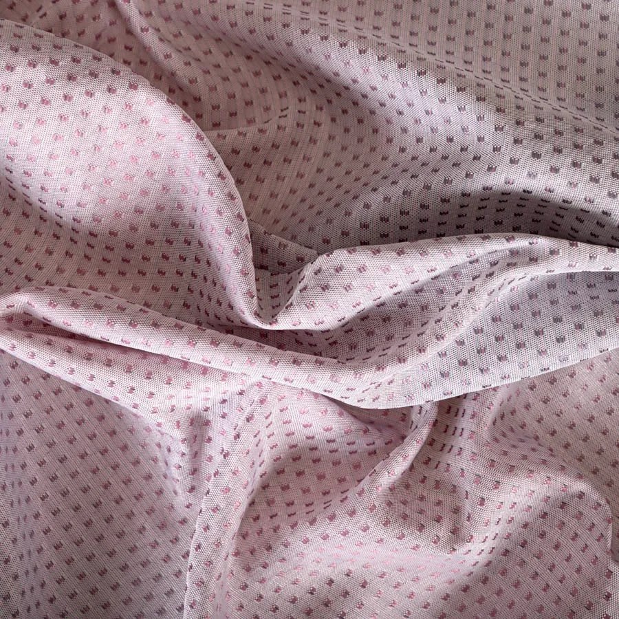 Arina Szalagfüggöny, 145x245cm, szürke-rózsaszín