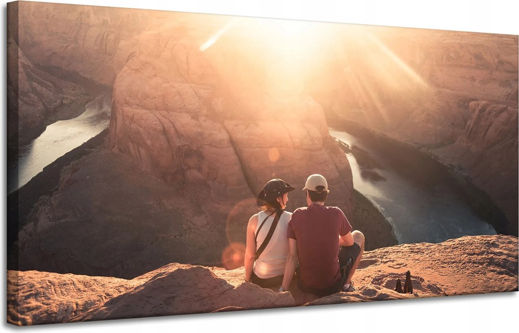 Vászonkép Grand Canyon Pár Nap Folyó 120x60