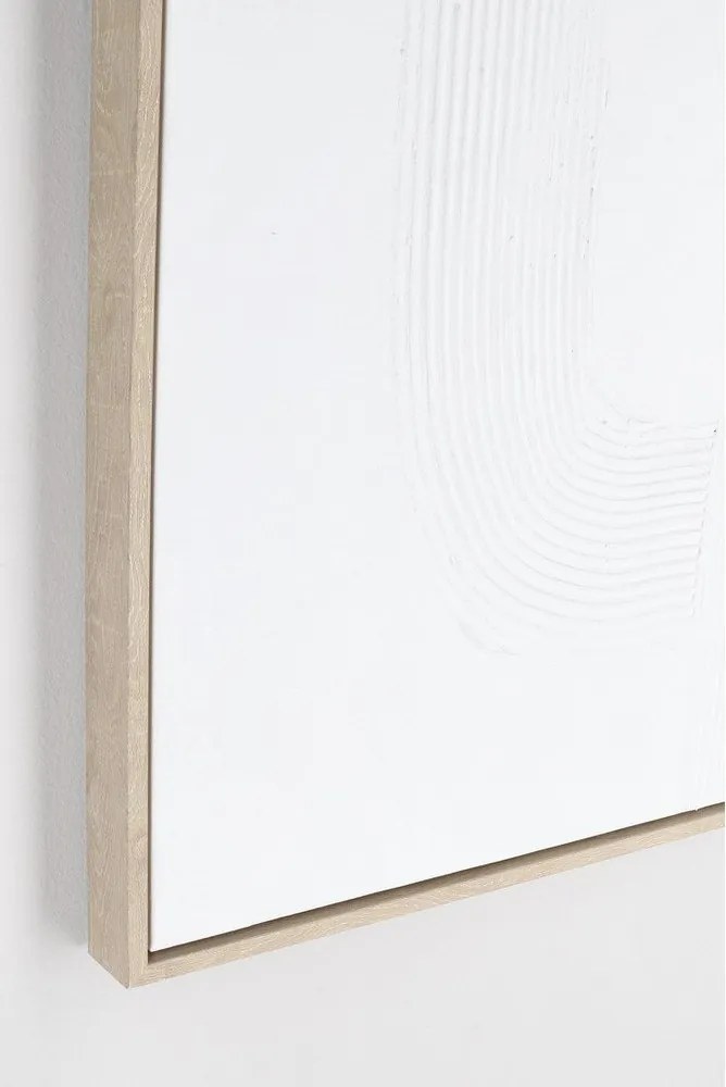 Kézzel festett keretezett-vászon kép 83x83 cm Texture – Bizzotto