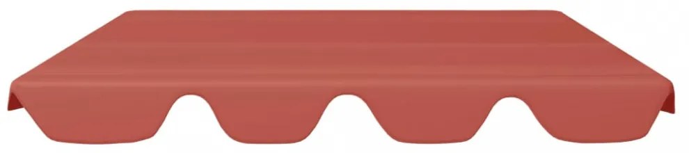 terrakotta csere ponyva kerti hintaágyhoz 188/168 x 145/110 cm
