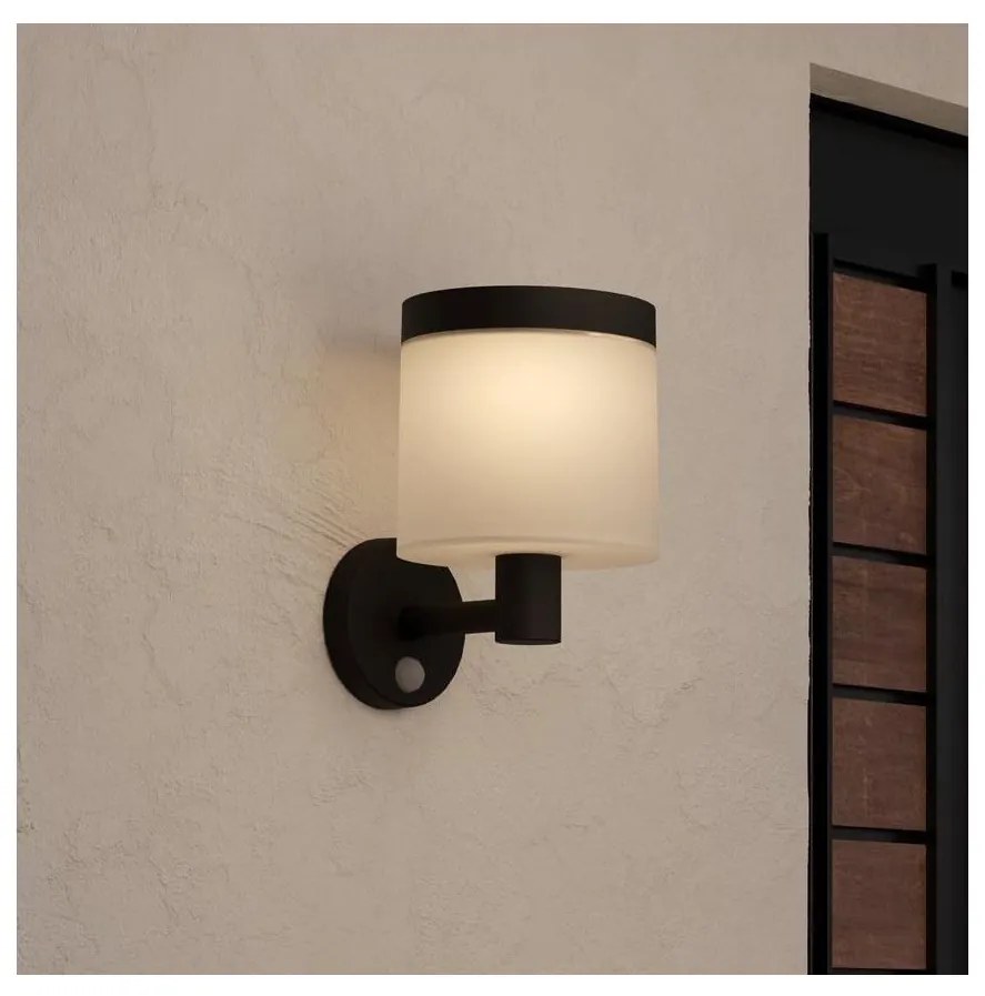 Eglo 901076-LED napelemes fali lámpa PANTETE, érzékelővel, LED/7,5W/3,7V, IP44