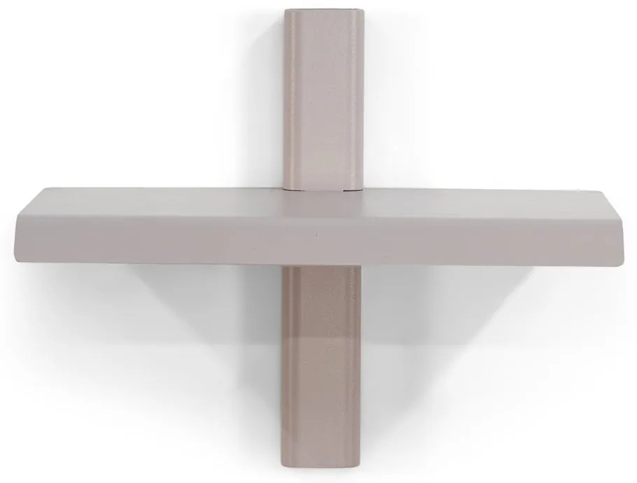Szürkésbézs fém fali polc 28 cm Hola – Spinder Design