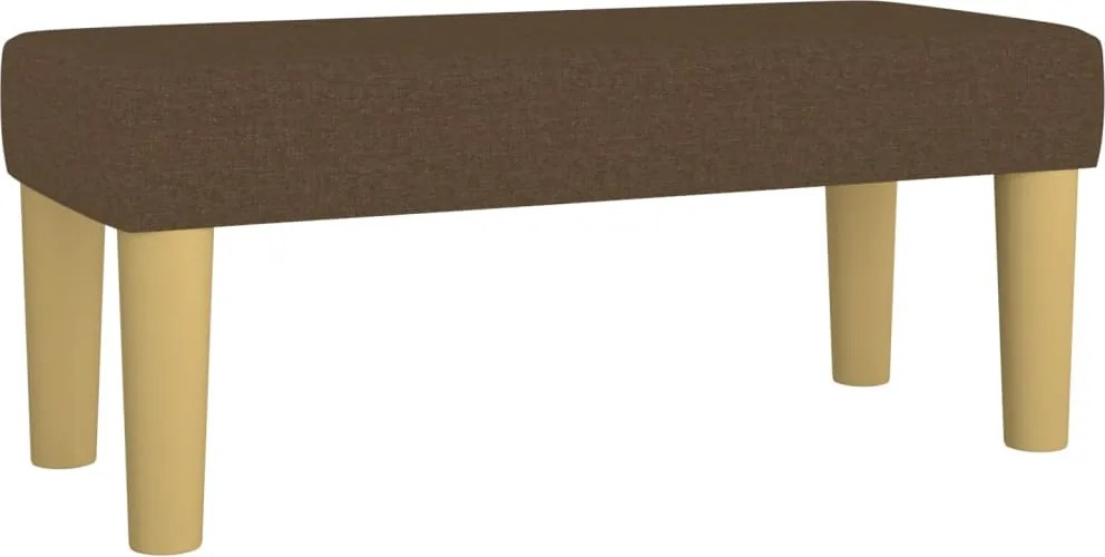 vidaXL barna szövet pad 70 x 30 x 30 cm