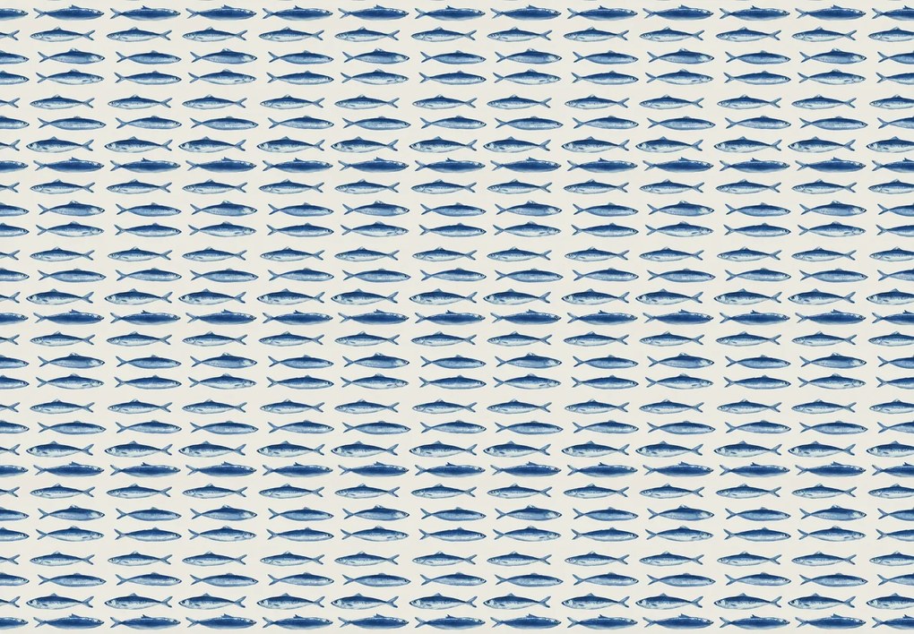 Fotótapéta - Kék halak (147x102 cm)