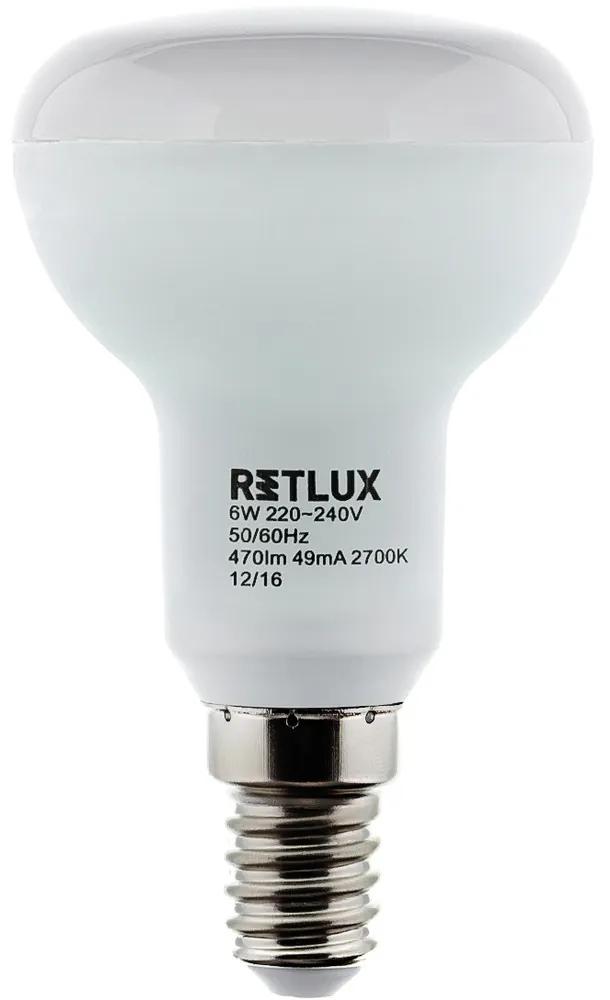 Retlux RLL 306 R50 E14 Spot 9W WW LED izzó (meleg fehér 2700K)