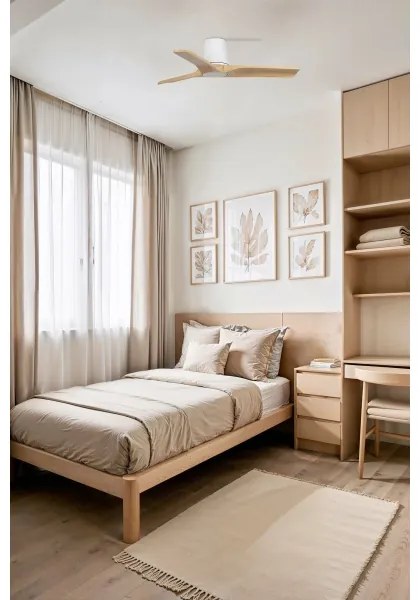 FARO 33836WT - HEYWOOD TUB mennyezeti ventilátor fenyő/fehér, 90 cm, DO