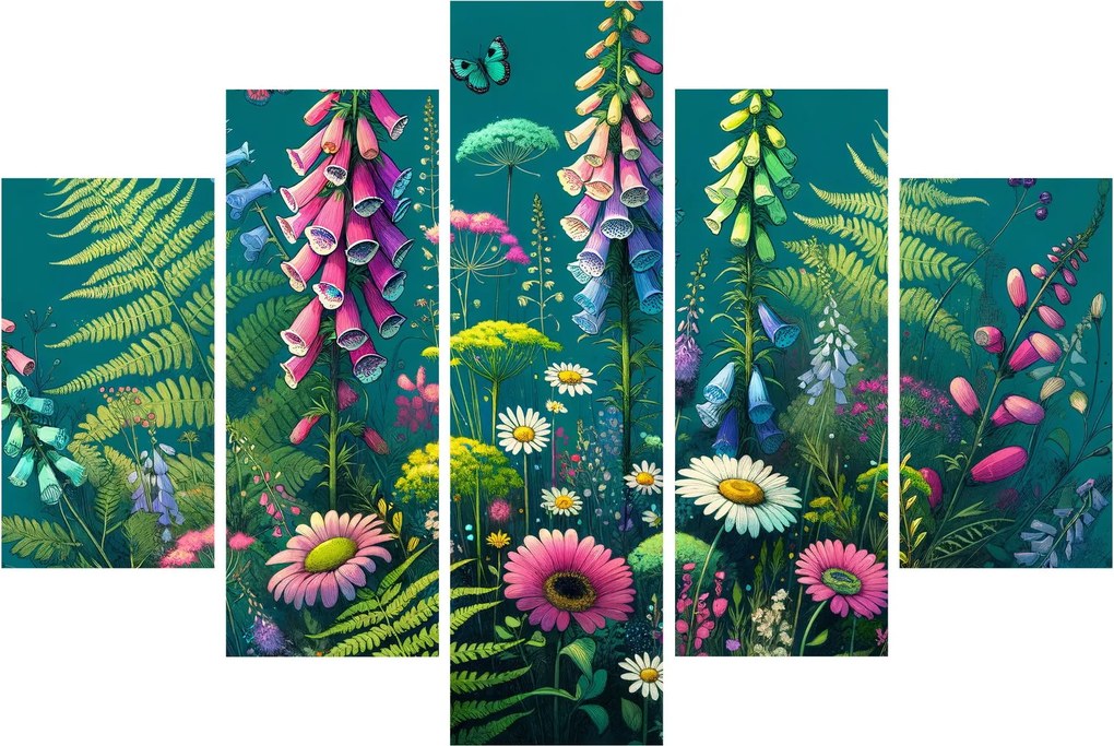 Kép - Mezei virágok (150x105 cm)