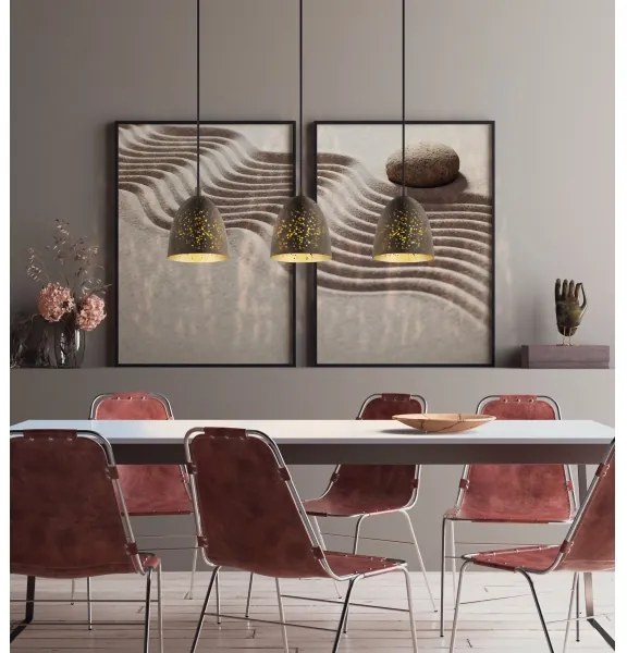 Eglo 49871 - Függeszték SAFI 3xE27/60W