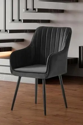 Nova Anthracite étkezőszék szett, 2 db