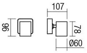 Redo 04-467 - Spotlámpa CAMEO 1xGU10/35W/230V