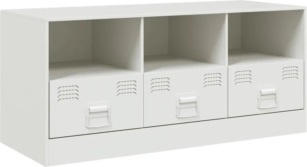 vidaXL fehér acél TV-szekrény 99 x 39 x 44 cm