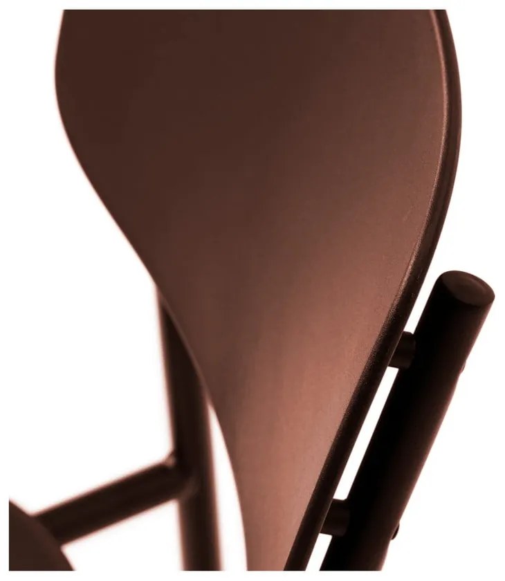 Terrakotta színű étkezőszék szett 2 db-os Kirkland – Unique Furniture