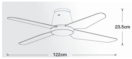 Lucci air 213001 - LED Mennyezeti ventilátor AIRFUSION ARIA LED/18W/230V fehér + távirányító