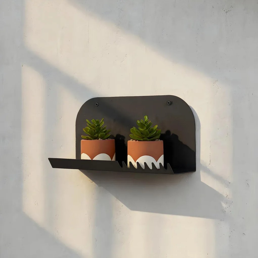 Fém fali polc, 31×15 cm – Vlnt127Syh