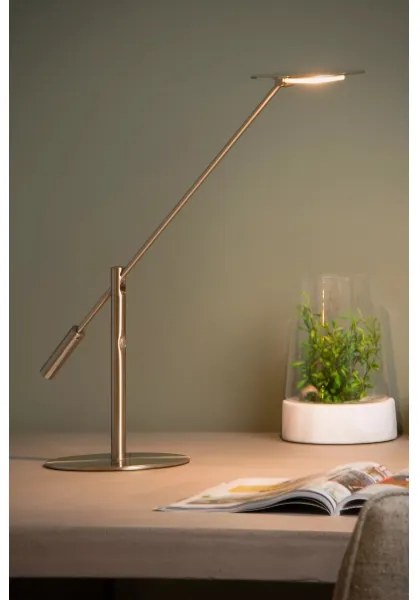 Lucide 19666/09/12 - LED Dimmelhető asztali lámpa ANSELMO LED/9W/230V króm