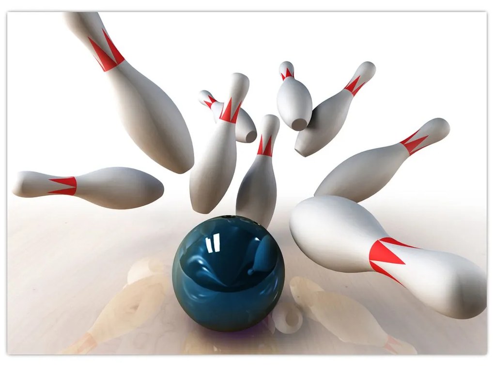 Kép - bowling (70x50 cm)