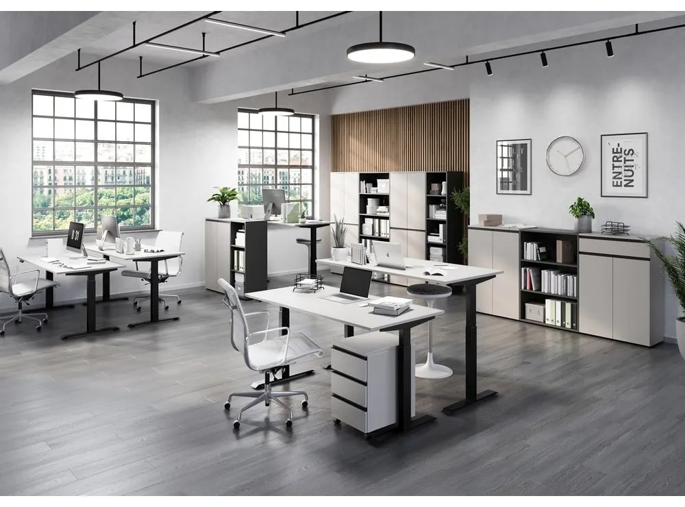 Állítható íróasztal elektromosan állítható magassággal 80x160 cm Bedano – Germania